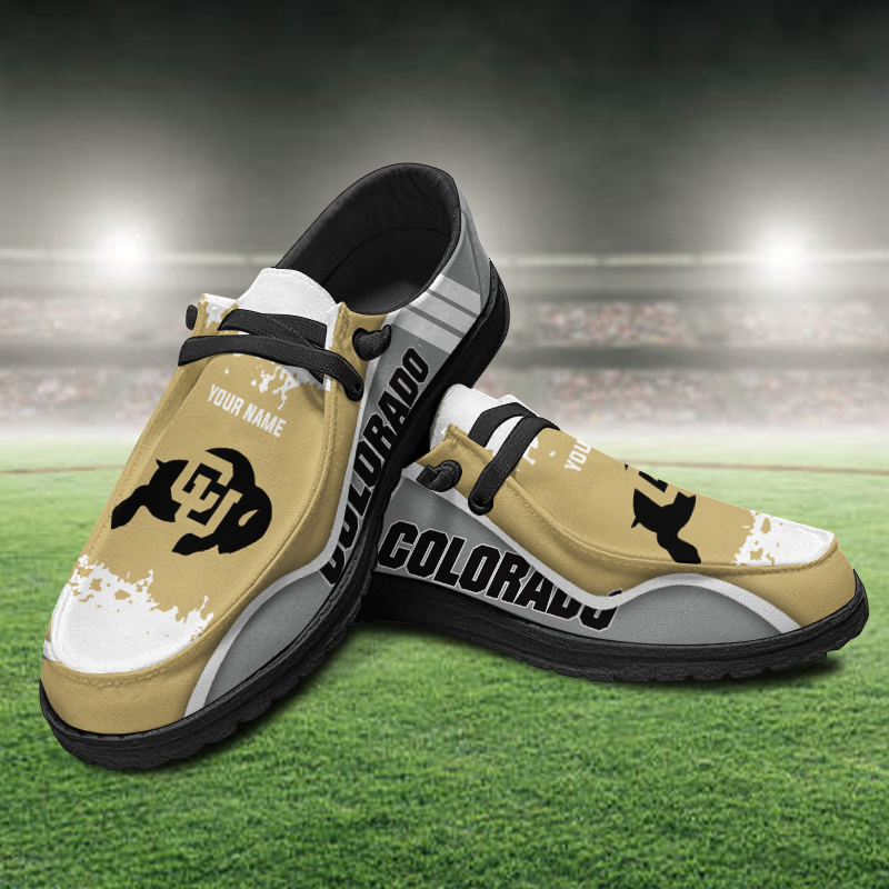 Colorado Buffaloes Lace Up Loafers Shoes 2026