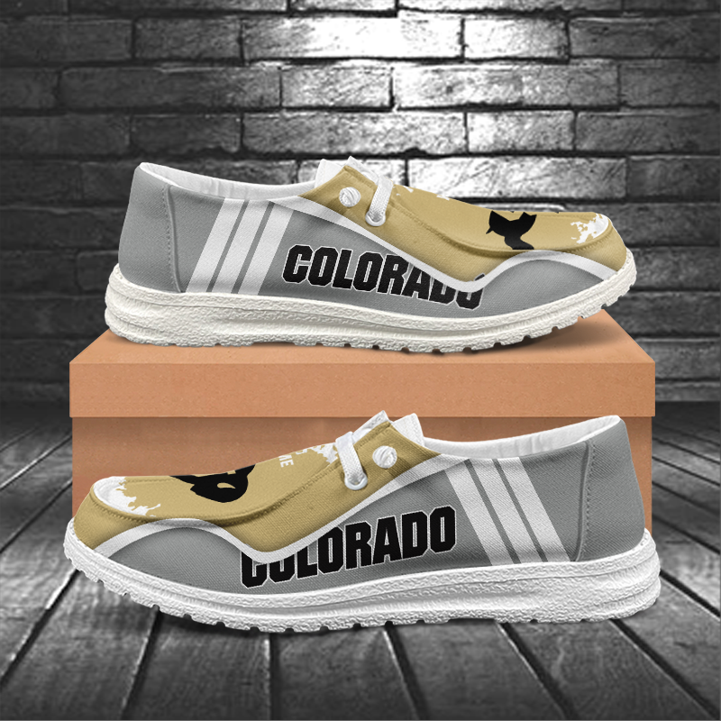 Colorado Buffaloes Lace Up Loafers Shoes 2026