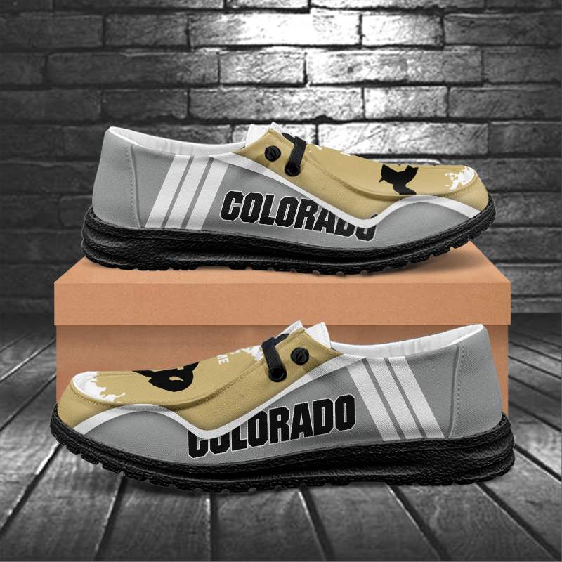 Colorado Buffaloes Lace Up Loafers Shoes 2026