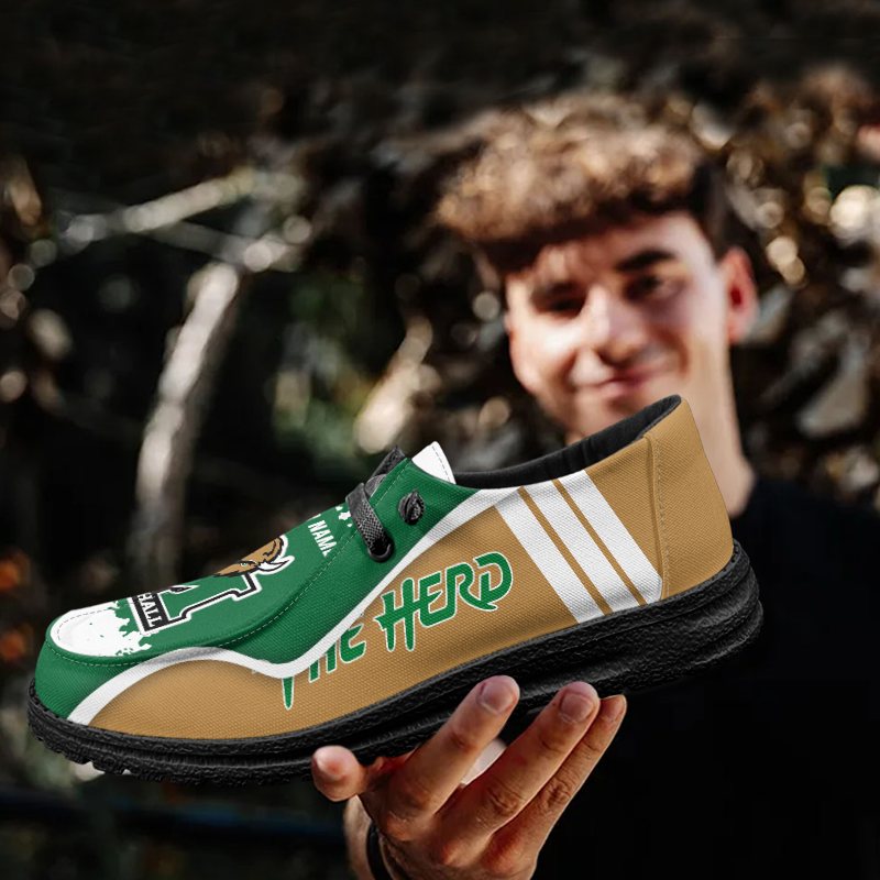 Marshall Thundering Herd Lace Up Loafers Shoes 2026