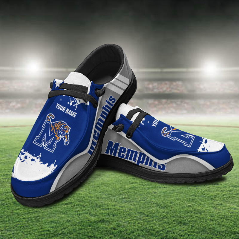 Memphis Tigers Lace Up Loafers Shoes 2026