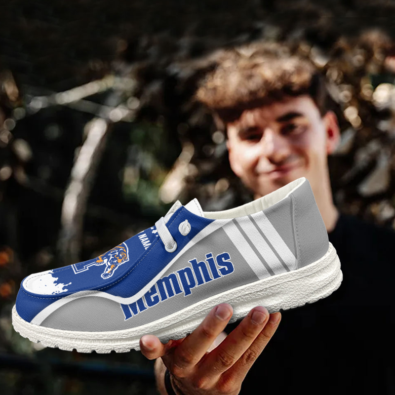 Memphis Tigers Lace Up Loafers Shoes 2026
