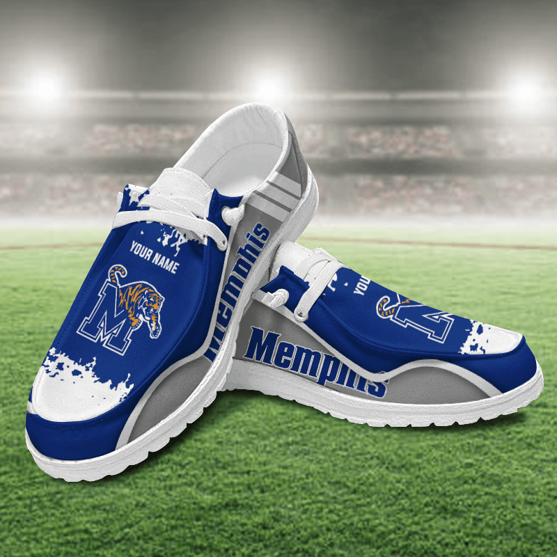Memphis Tigers Lace Up Loafers Shoes 2026