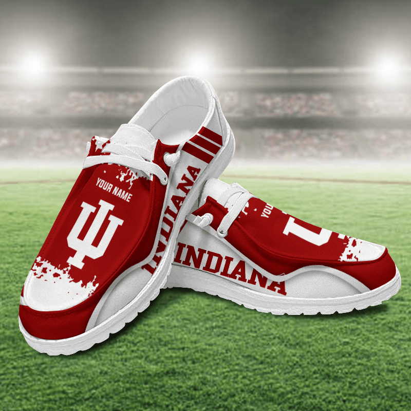 Indiana Hoosiers Lace Up Loafers Shoes 2026