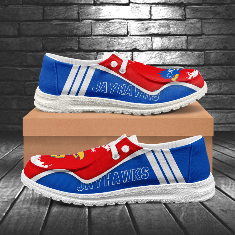 Kansas Jayhawks Lace Up Loafers Shoes 2026