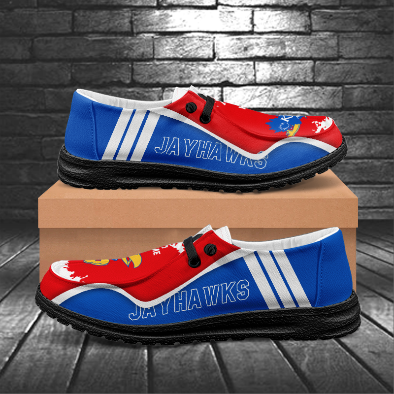 Kansas Jayhawks Lace Up Loafers Shoes 2026