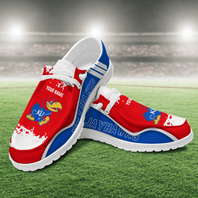 Kansas Jayhawks Lace Up Loafers Shoes 2026