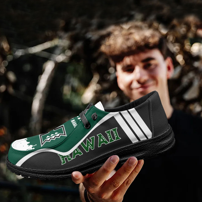 Hawaii Rainbow Warriors Lace Up Loafers Shoes 2026