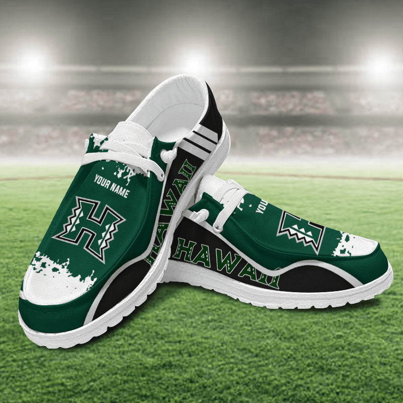 Hawaii Rainbow Warriors Lace Up Loafers Shoes 2026
