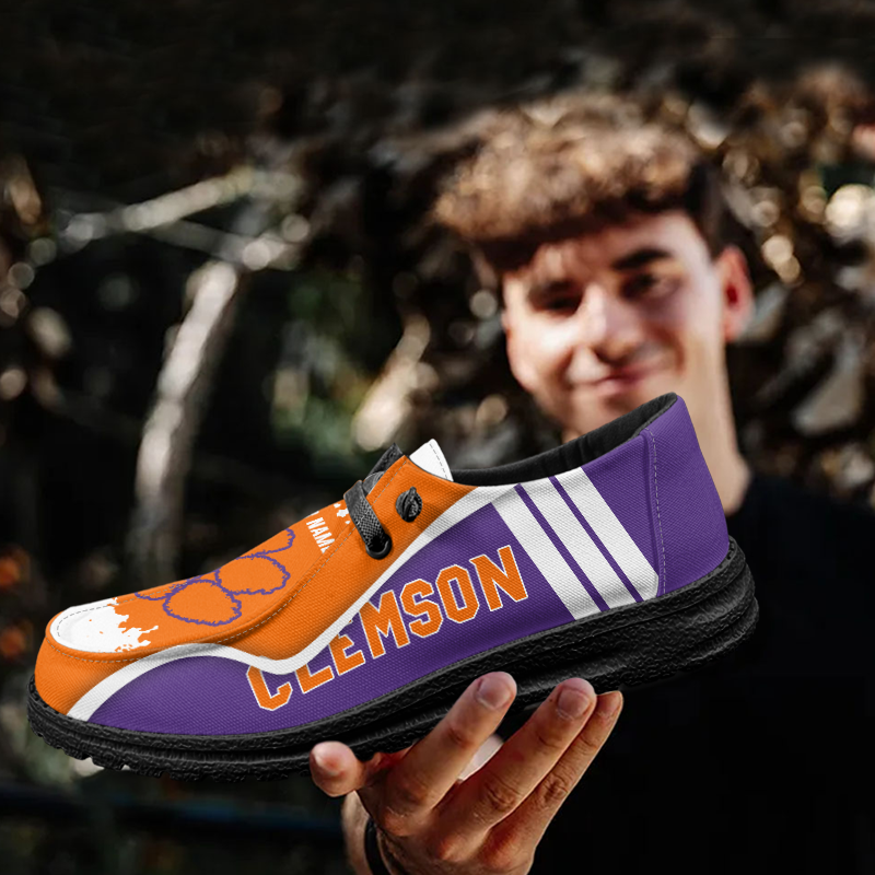 Clemson Tigers Lace Up Loafers Shoes 2026