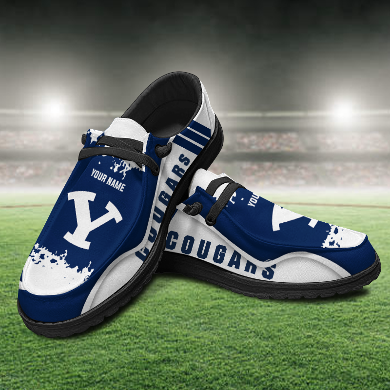 BYU Cougars Lace Up Loafers Shoes 2026