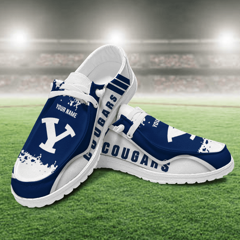 BYU Cougars Lace Up Loafers Shoes 2026
