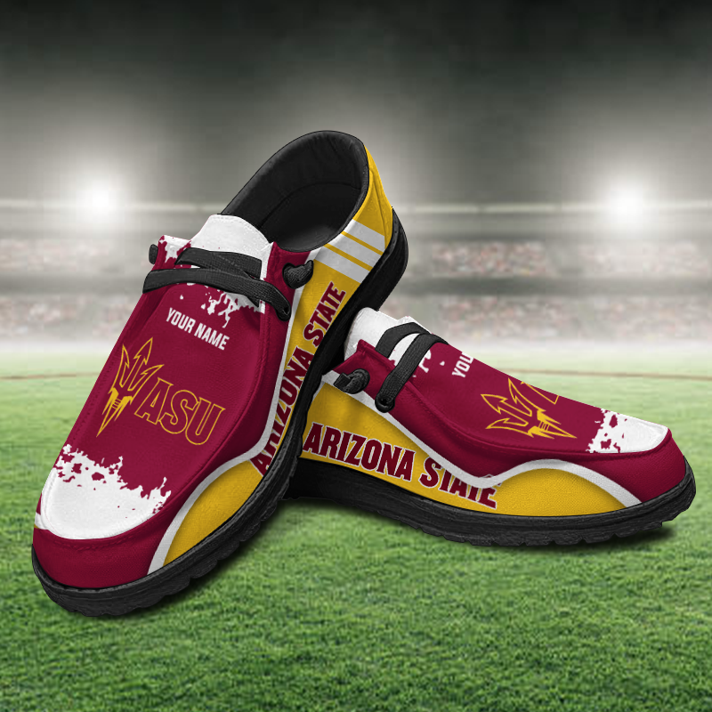 Arizona State Sun Devils Lace Up Loafers Shoes 2026