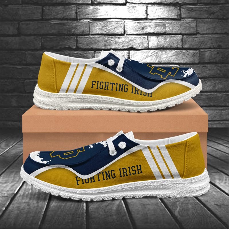 Notre Dame Fighting Irish Lace Up Loafers Shoes 2026
