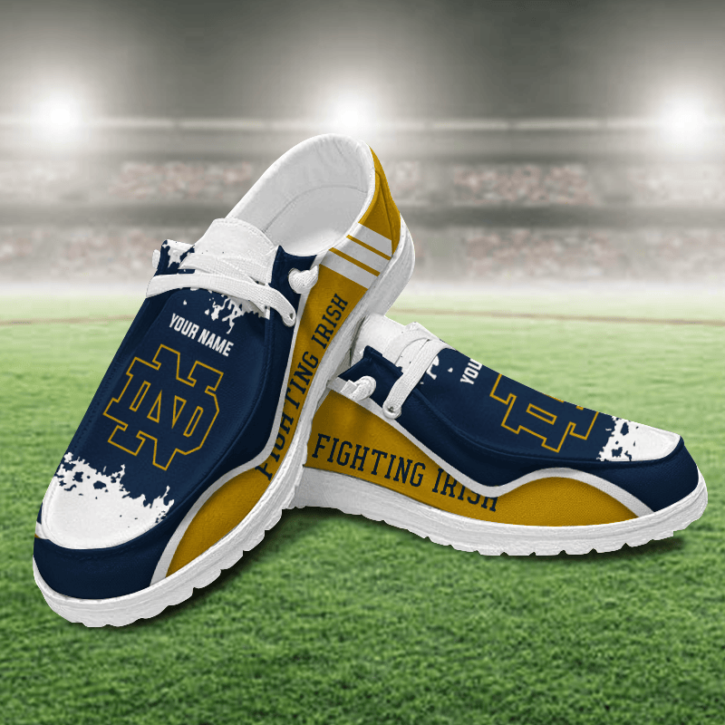 Notre Dame Fighting Irish Lace Up Loafers Shoes 2026