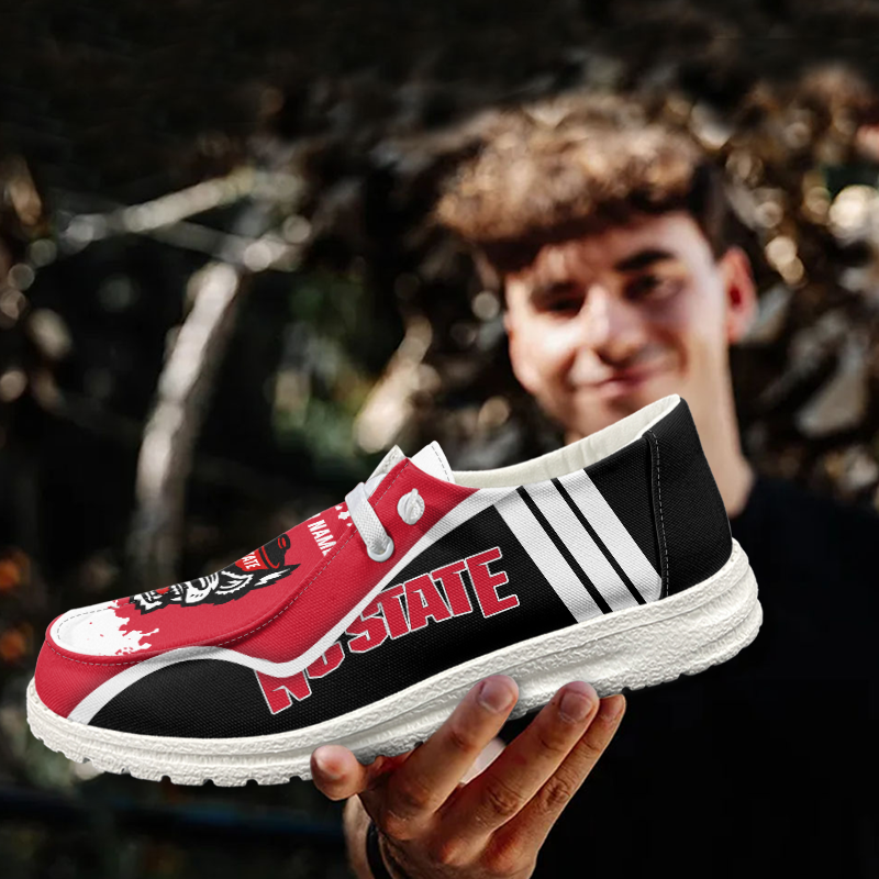 NC State Wolfpack Lace Up Loafers Shoes 2026