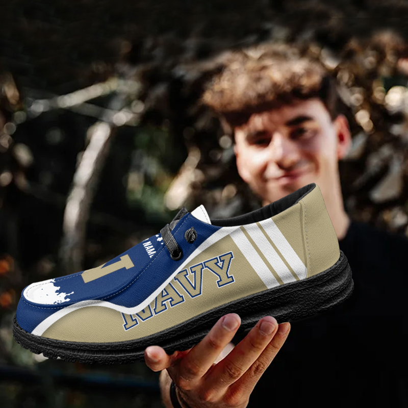 Navy Midshipmen Lace Up Loafers Shoes 2026