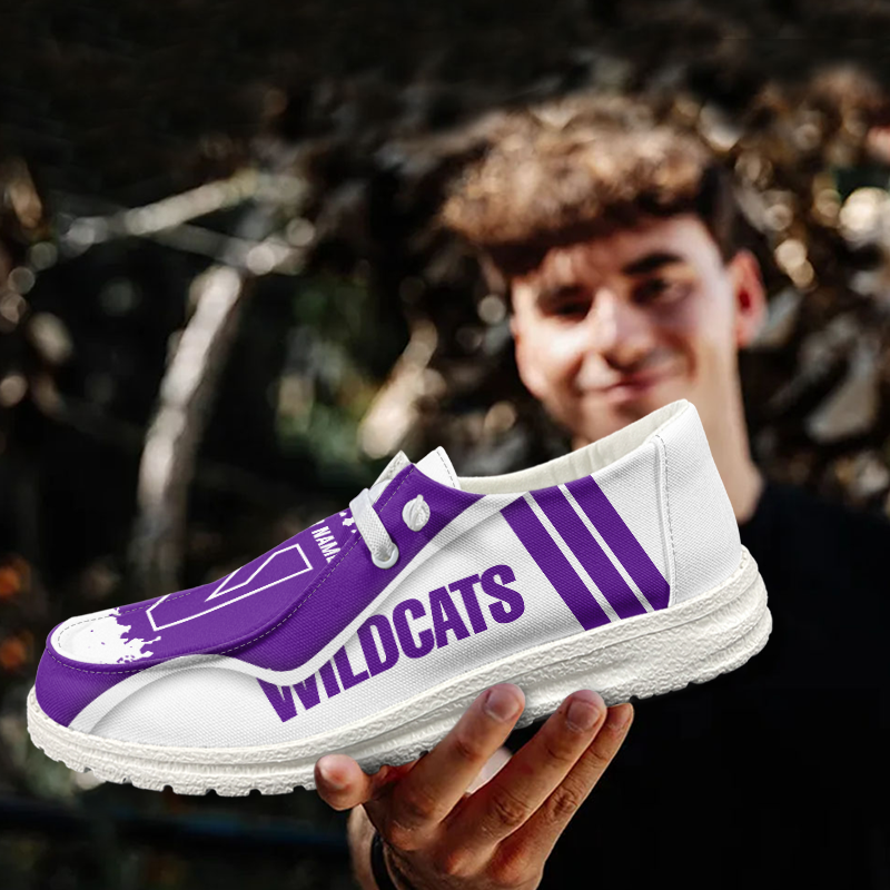 Northwestern Wildcats Lace Up Loafers Shoes 2026