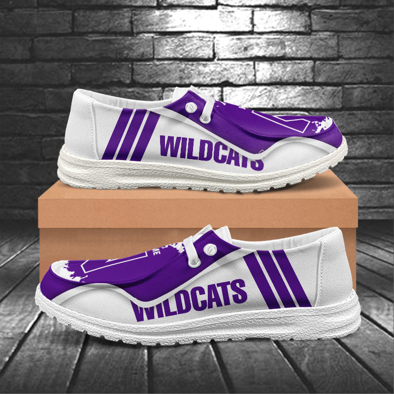 Northwestern Wildcats Lace Up Loafers Shoes 2026