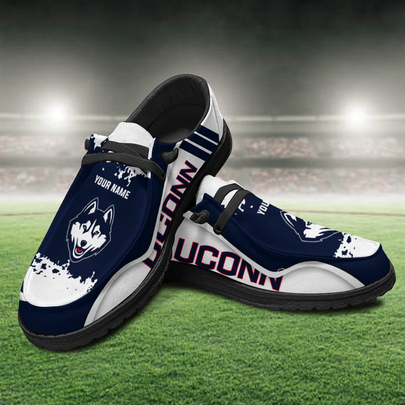 Uconn Huskies Lace Up Loafers Shoes 2026