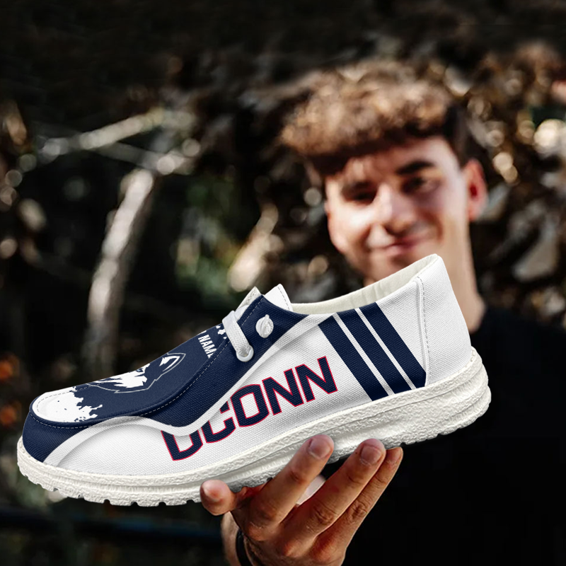 Uconn Huskies Lace Up Loafers Shoes 2026