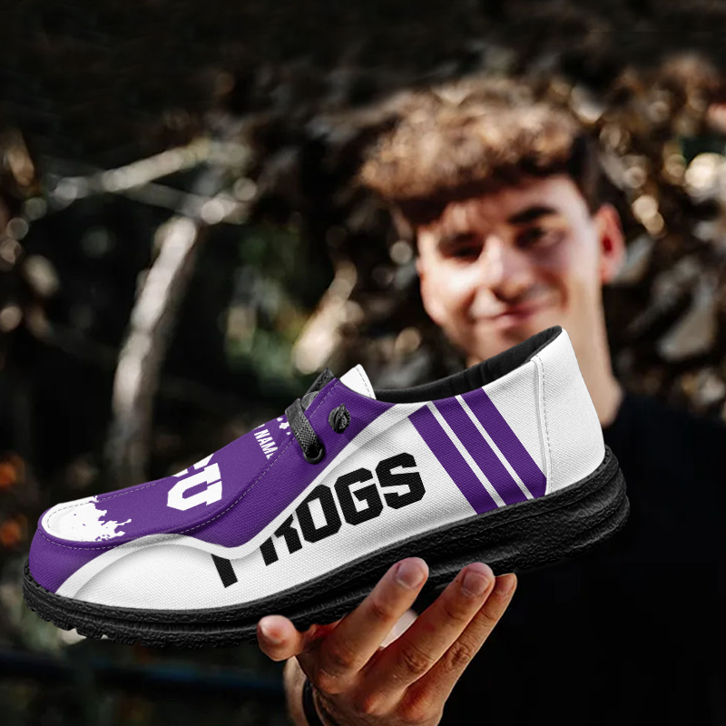 TCU Horned Frogs Lace Up Loafers Shoes 2026