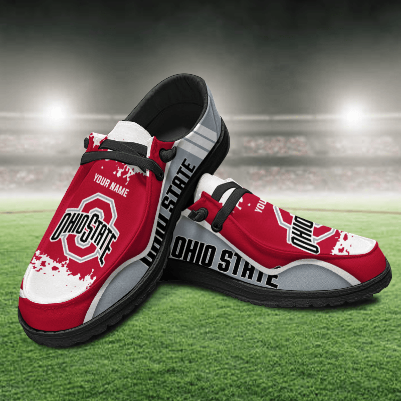 Ohio State Buckeyes Lace Up Loafers Shoes 2026