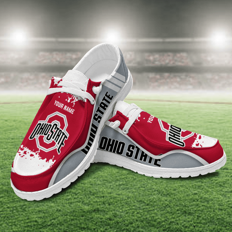Ohio State Buckeyes Lace Up Loafers Shoes 2026