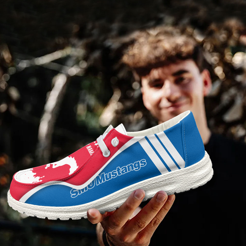 SMU Mustangs Lace Up Loafers Shoes 2026