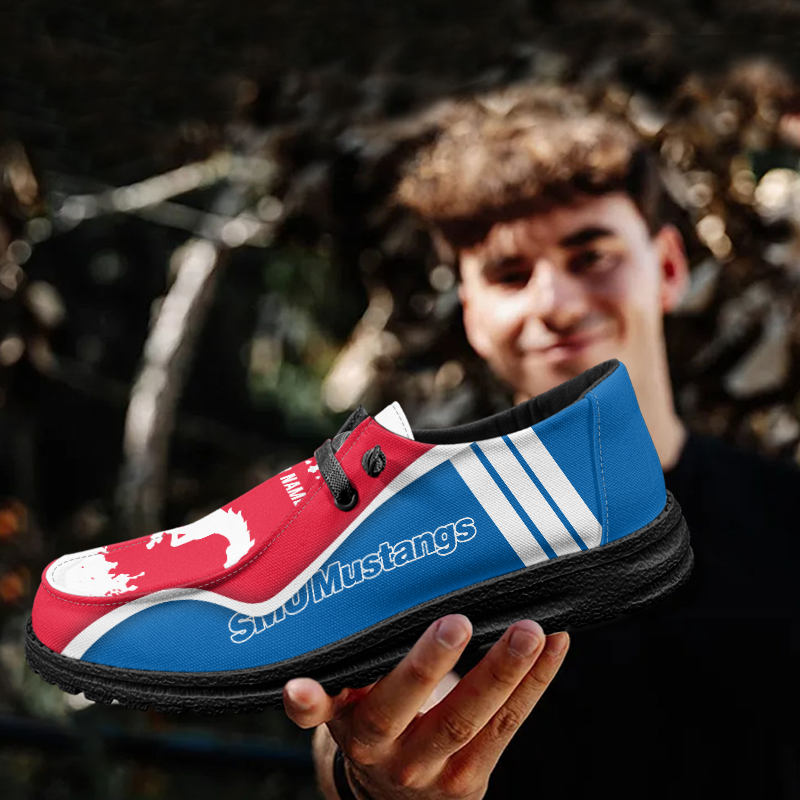SMU Mustangs Lace Up Loafers Shoes 2026