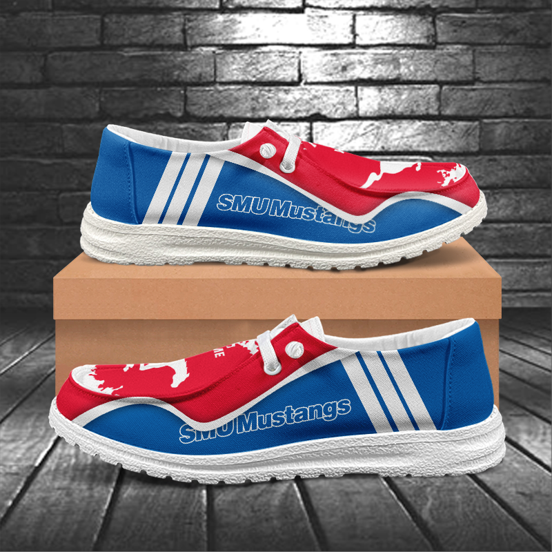 SMU Mustangs Lace Up Loafers Shoes 2026
