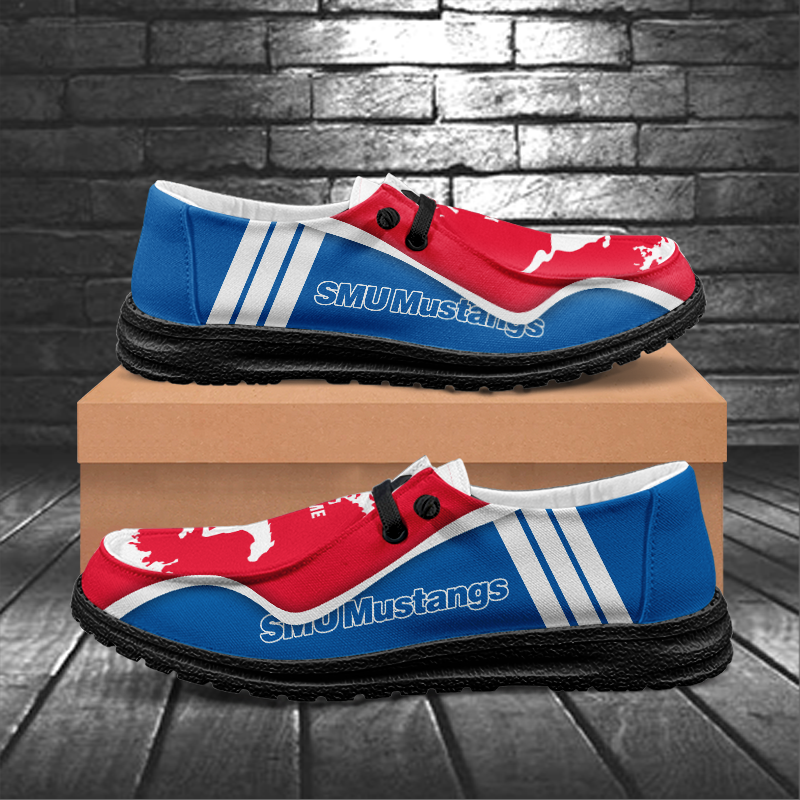 SMU Mustangs Lace Up Loafers Shoes 2026