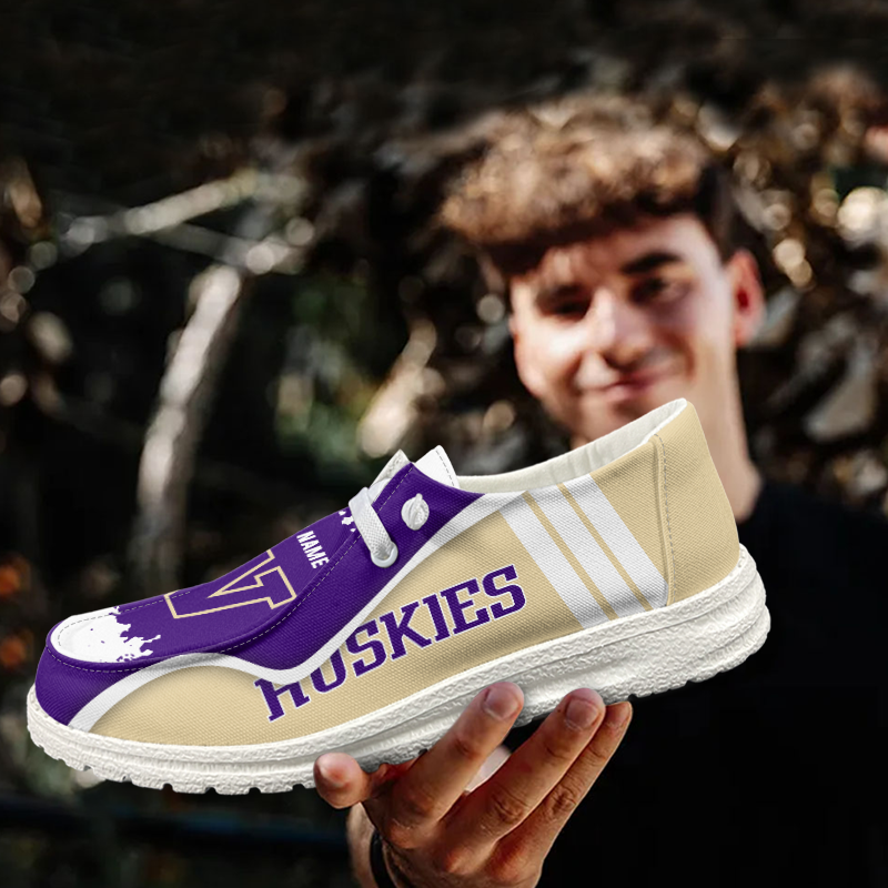 Washington Huskies Lace Up Loafers Shoes 2026