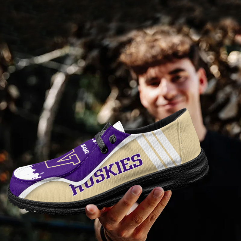 Washington Huskies Lace Up Loafers Shoes 2026