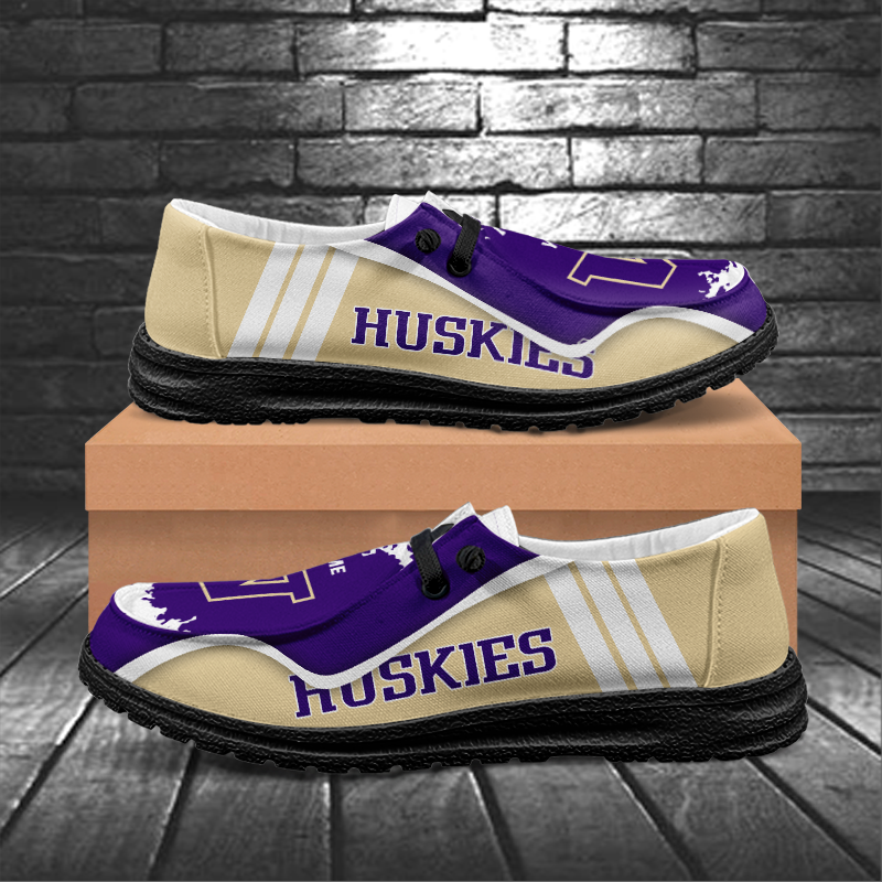 Washington Huskies Lace Up Loafers Shoes 2026