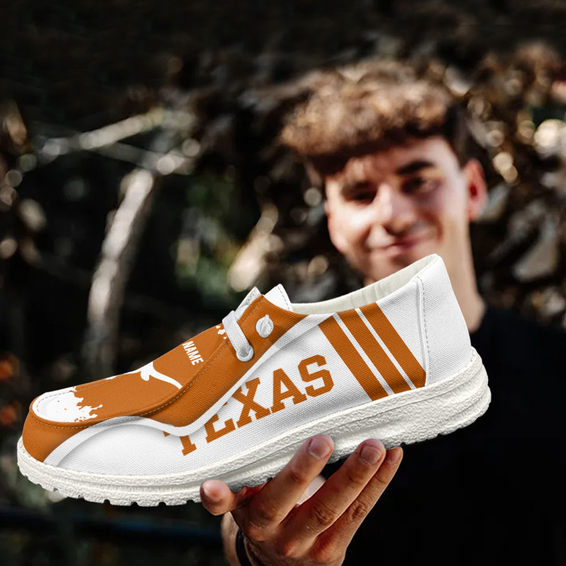 Texas Longhorns Lace Up Loafers Shoes 2026