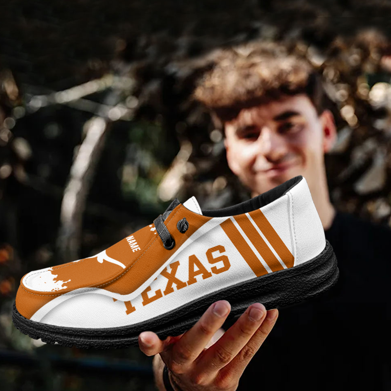 Texas Longhorns Lace Up Loafers Shoes 2026