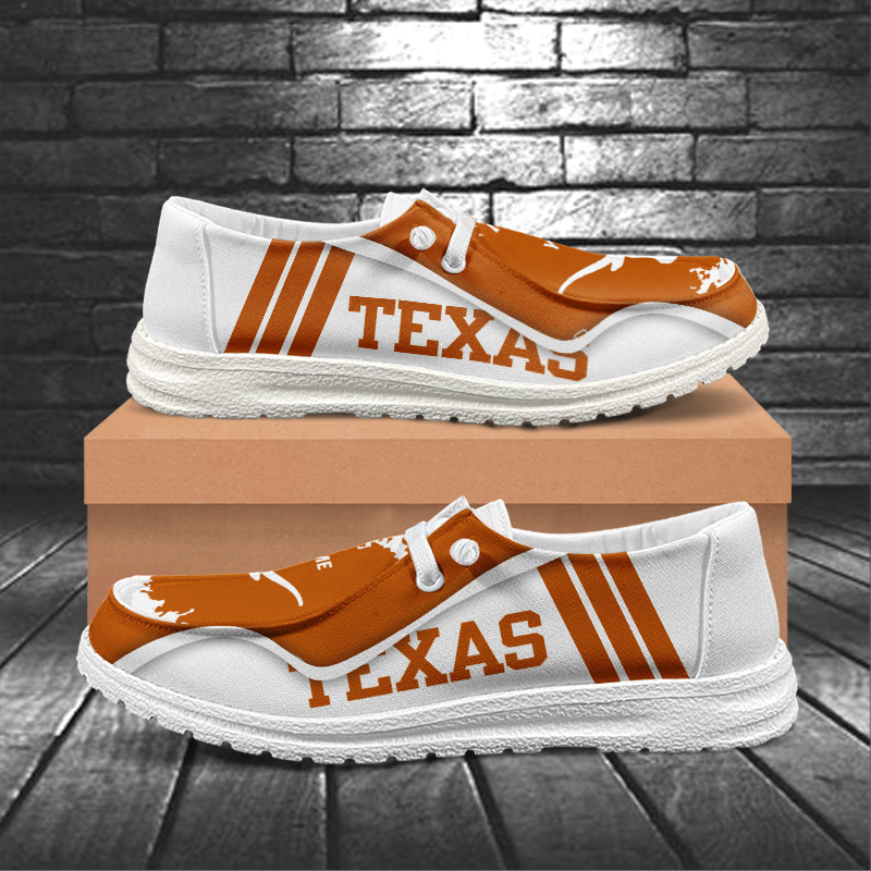 Texas Longhorns Lace Up Loafers Shoes 2026