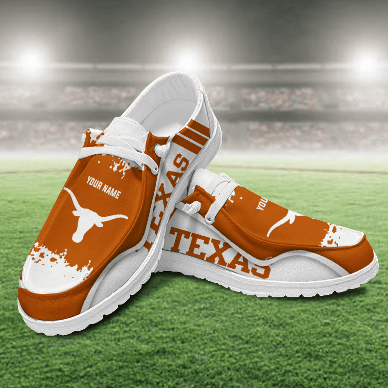 Texas Longhorns Lace Up Loafers Shoes 2026