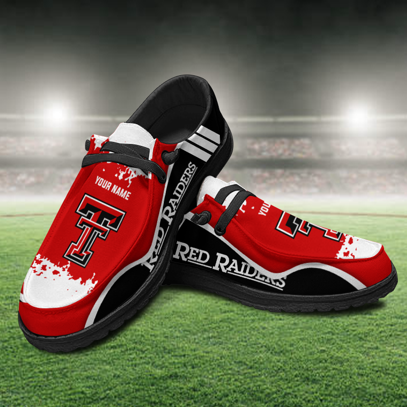 Texas Tech Red Raiders Lace Up Loafers Shoes 2026