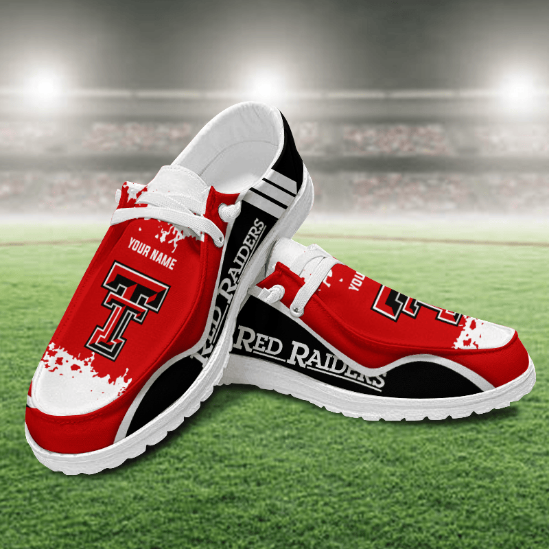 Texas Tech Red Raiders Lace Up Loafers Shoes 2026