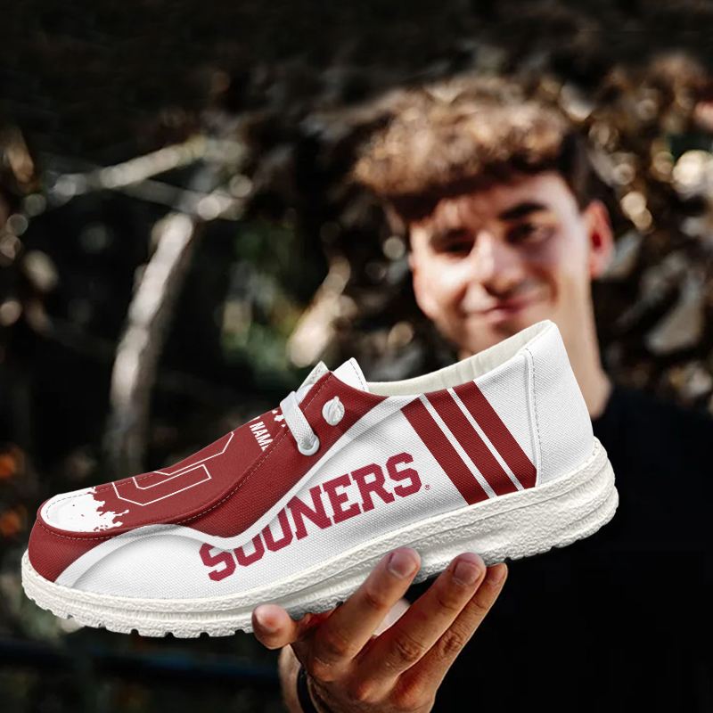 Oklahoma Sooners Lace Up Loafers Shoes 2026