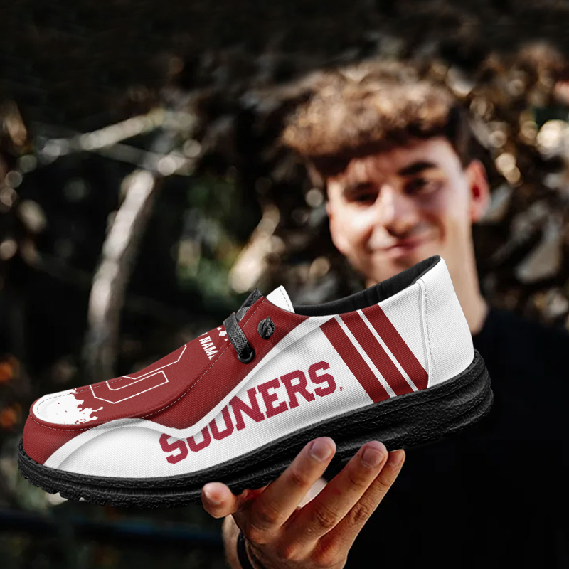 Oklahoma Sooners Lace Up Loafers Shoes 2026