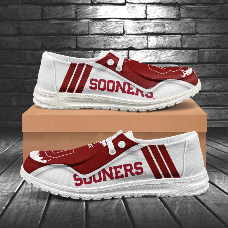 Oklahoma Sooners Lace Up Loafers Shoes 2026