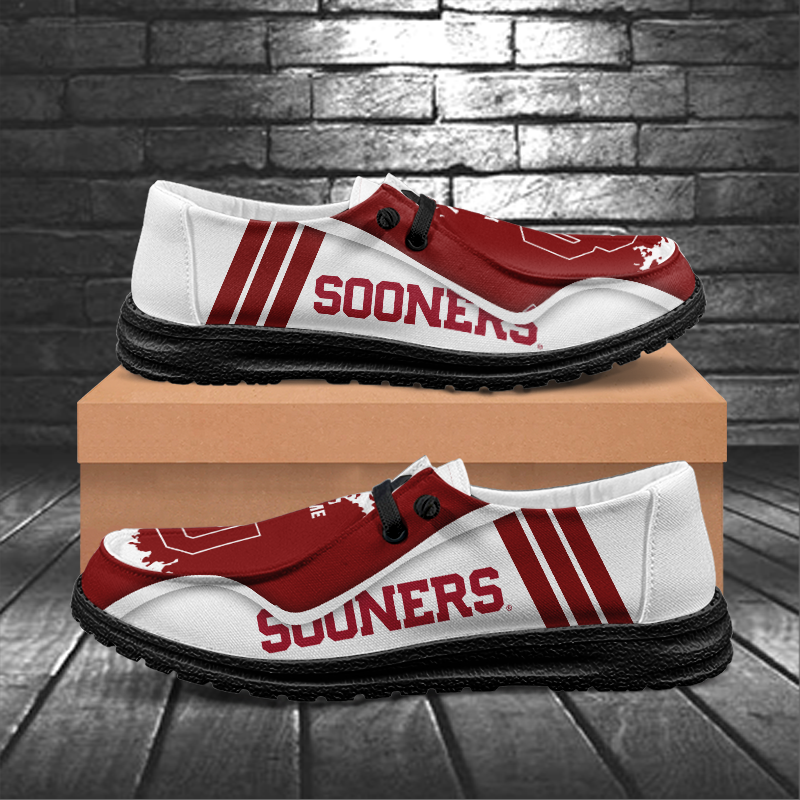 Oklahoma Sooners Lace Up Loafers Shoes 2026