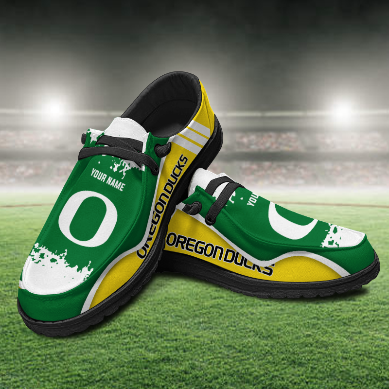 Oregon Ducks Lace Up Loafers Shoes 2026