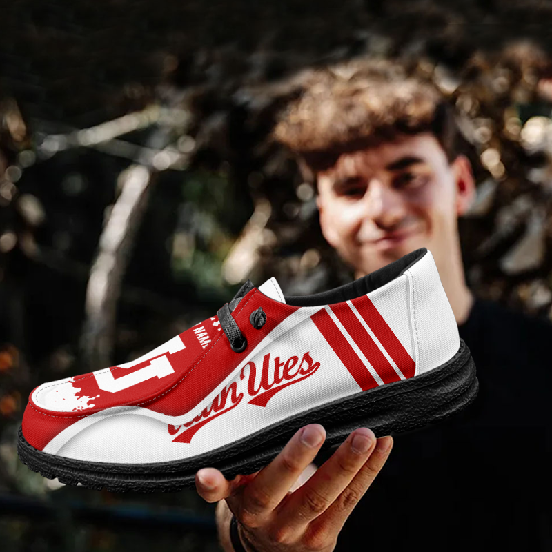 Utah Utes Lace Up Loafers Shoes 2026