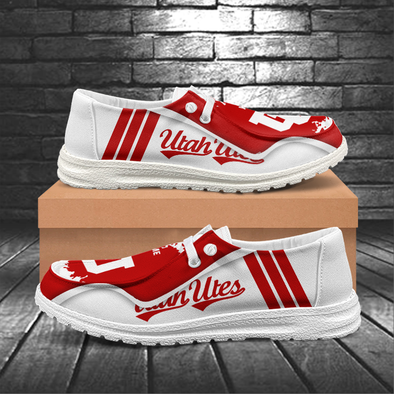 Utah Utes Lace Up Loafers Shoes 2026