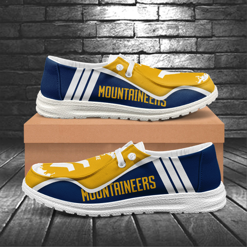 West Virginia Mountaineers Lace Up Loafers Shoes 2026