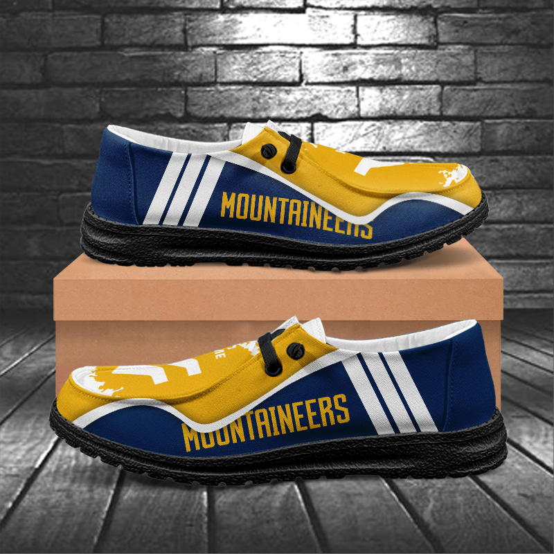 West Virginia Mountaineers Lace Up Loafers Shoes 2026